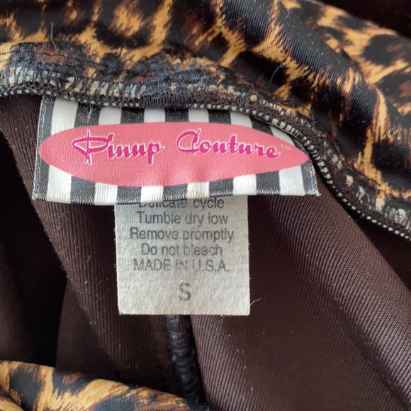 PinUp Couture Leopard Print Wiggle Dress - Picture 4 of 6